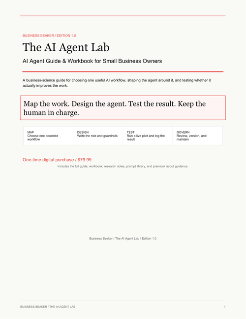 AI Agent Lab guide cover
