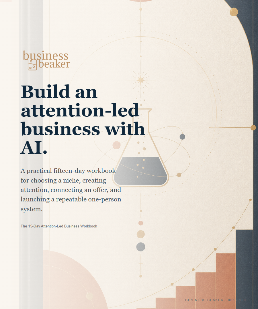 Business Beaker guide cover